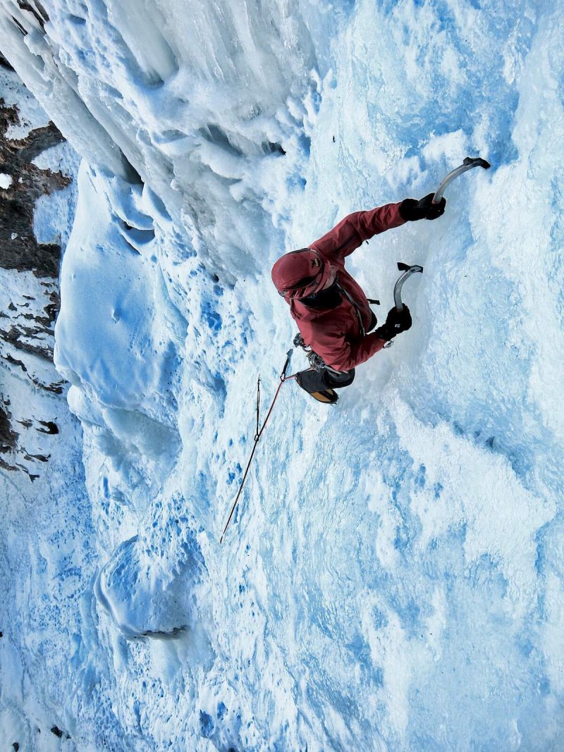 Ice climbing camp in Cogne