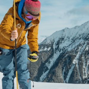 Transceiver search during the Chamex Avalanche Safety course