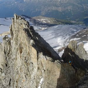 Ascent of the Aiguille du Tour via the Arete de la Table. Chamonix