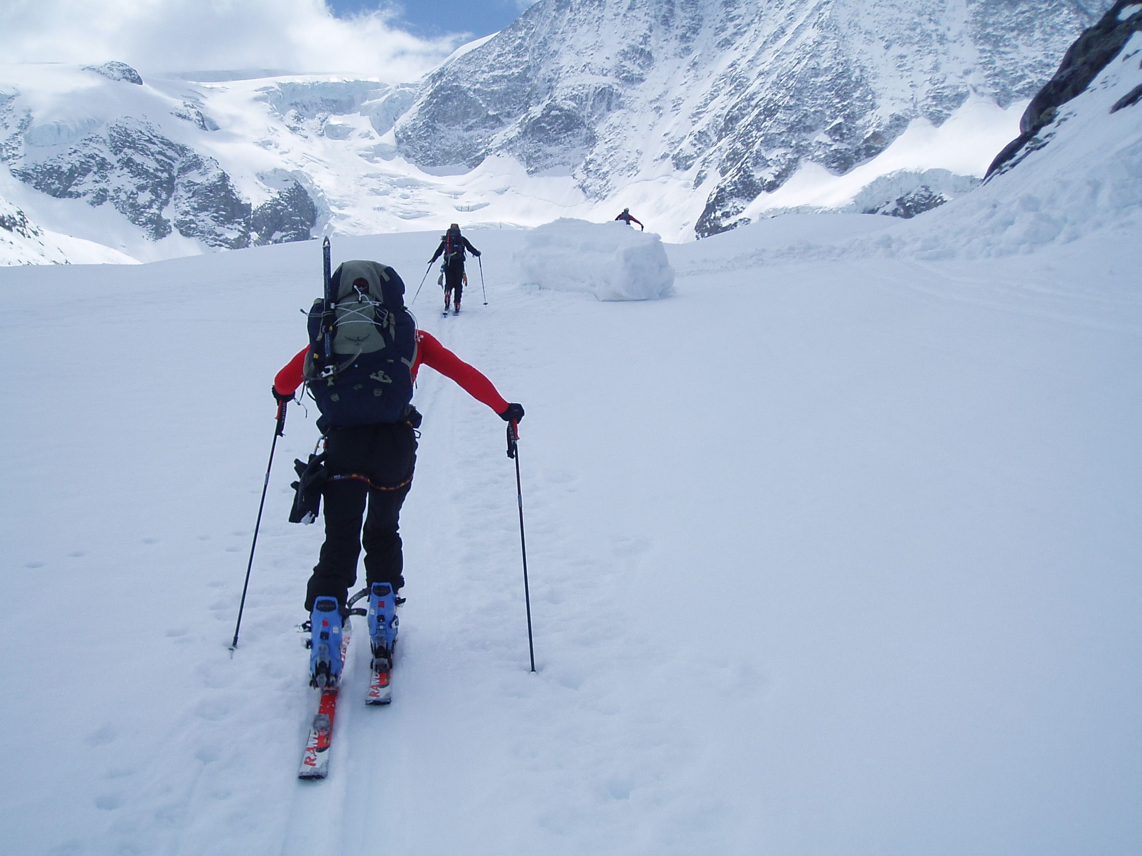 Chamex team on the Chamonix to Zermatt haute Route tour.