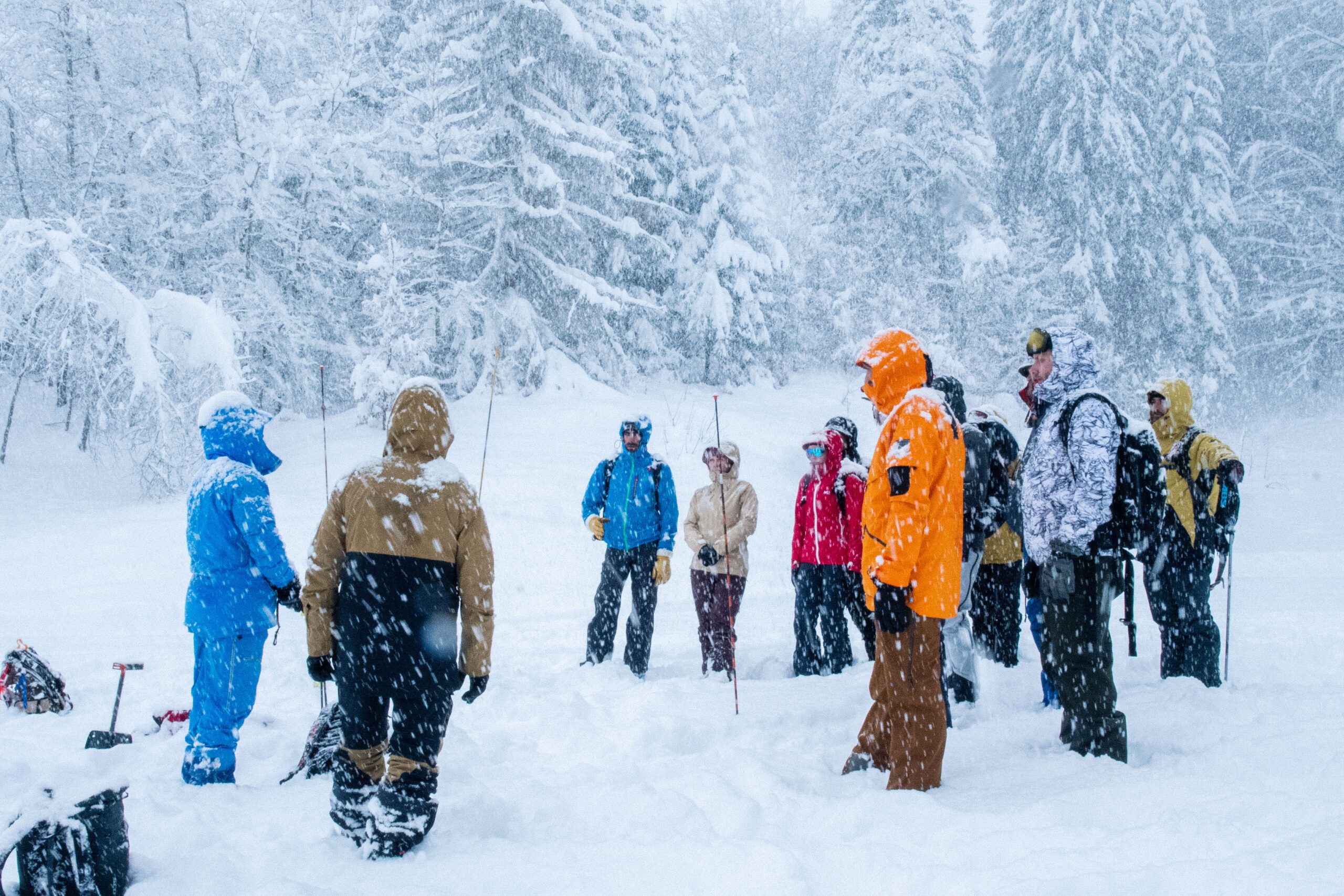 Avalanche rescue training with Chamonix experience