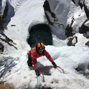 Ice climbing in Chamonix With Chamex mountaineering course