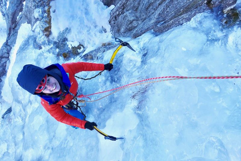 Ice climbing is fun!