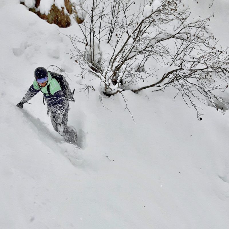 Chamex freeride introduction course at Le Tour