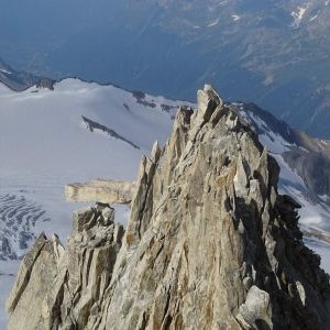 Arete de la Table on the Aiguille du Tour in Chamonix