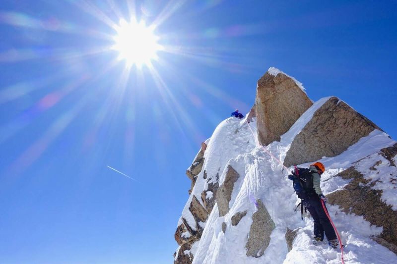 Another great day on our winter mountaineering course L3, Chamonix Experience