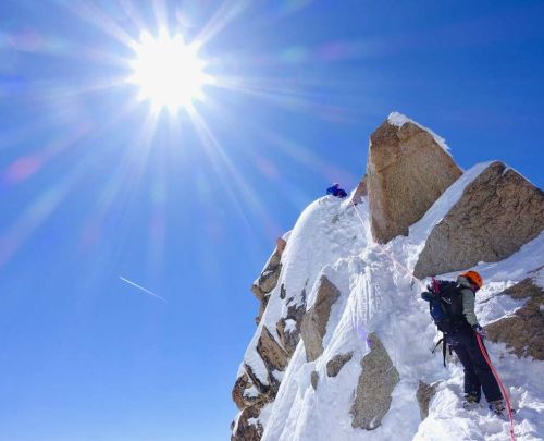 Another great day on our winter mountaineering course L3, Chamonix Experience