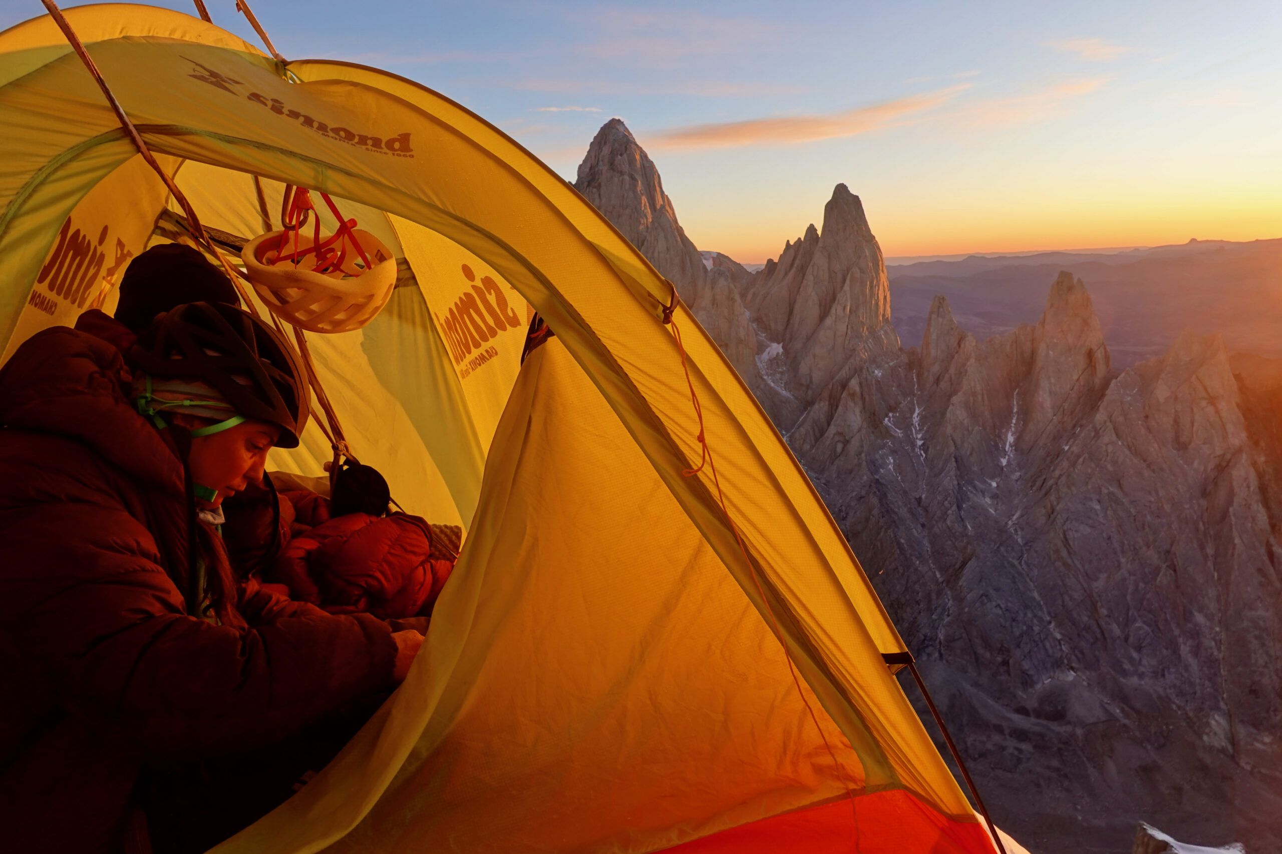 Evening atmosphere on the Cerro Torre, Patagonia.